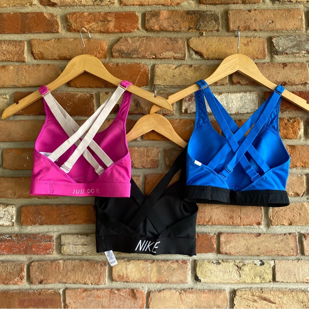Nike Sports Bras - Women’s XS -Bundle - Pink, Blue, Black - Picture 5 of 8